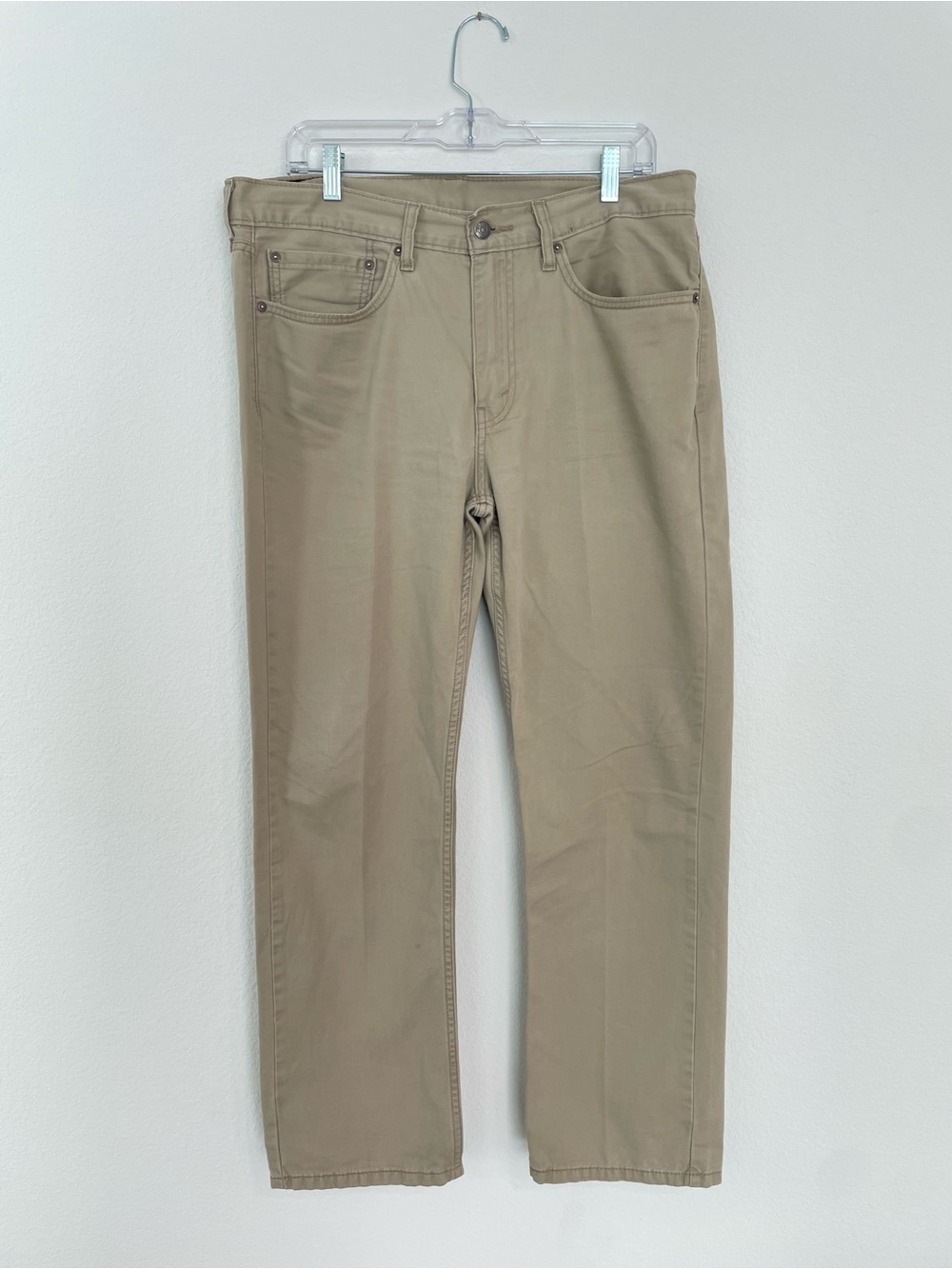 Levi's 514 Men's Straight Fit Khaki Jeans 34x30
